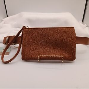 Stone & Co. Leather Double Belted Bag